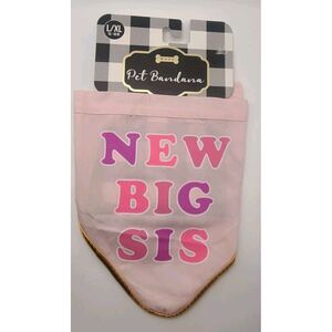 New Big Sister pet bandana For Dogs‎ Size L/XL
